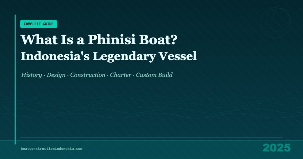 What Is a Phinisi Boat – History, Design, Construction and Charter in Indonesia