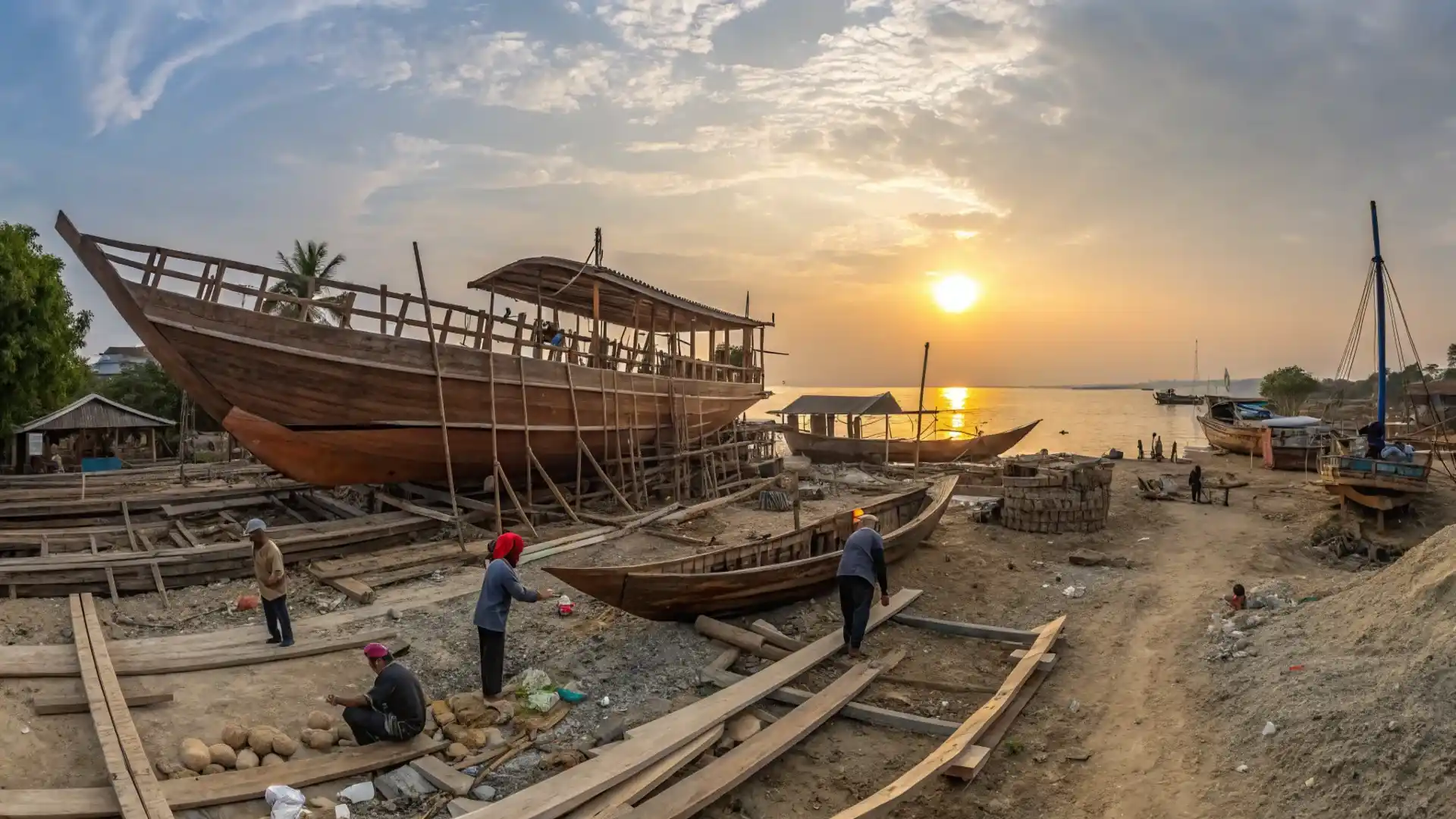 Boat Construction Indonesia — Construction Process
